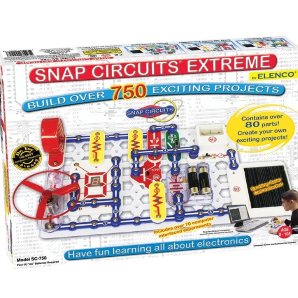 Elenco Snap Circuits Extreme Model SC-750 NIB